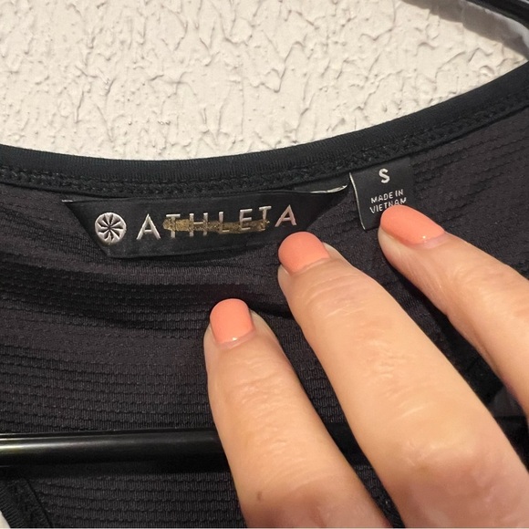 Athleta Black Barre Bralette sleeveless Dress size small NWT - Picture 6 of 14